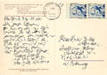 Die Auflage einer Postkarte sorgt fr ausreichend Grip eines Autoreifens